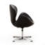 Fauteuil ballon pivotant rembourré en laine Raspberry-51336371