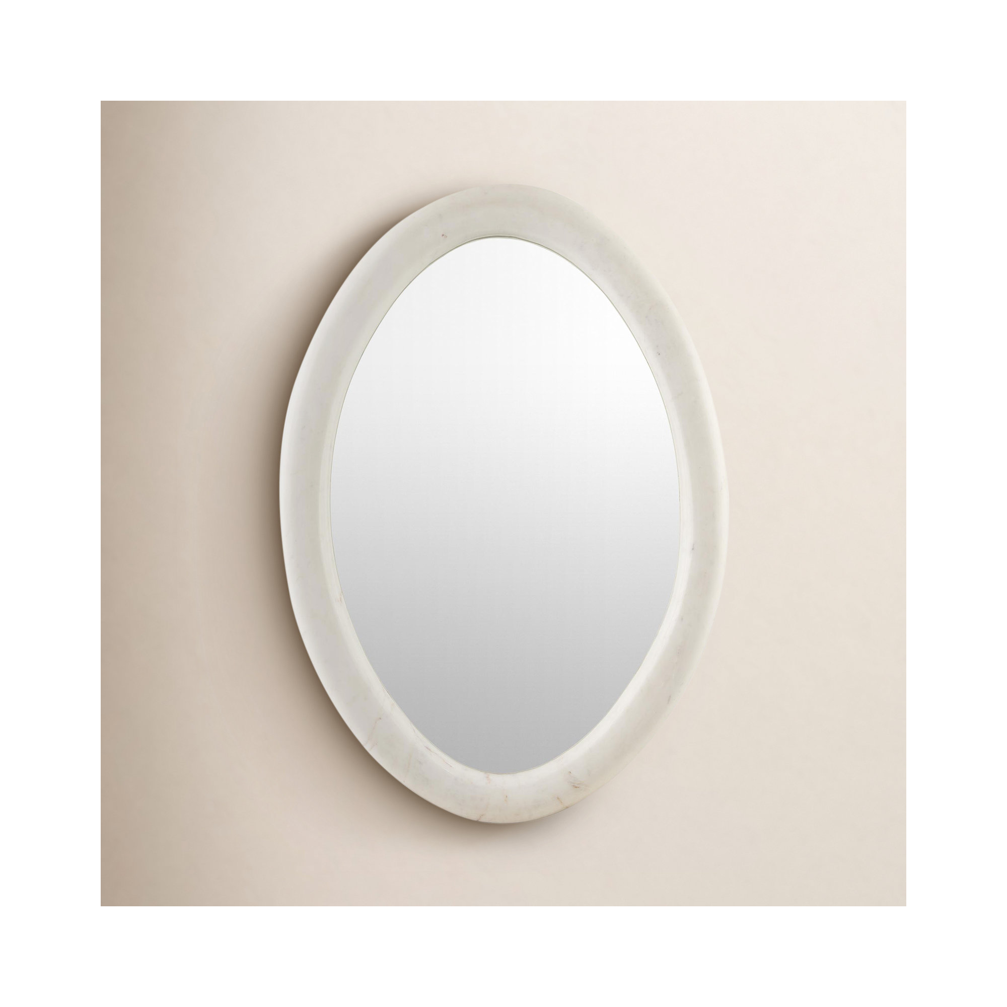 Christie Accent Mirror, Ivory, 18" x 28"
