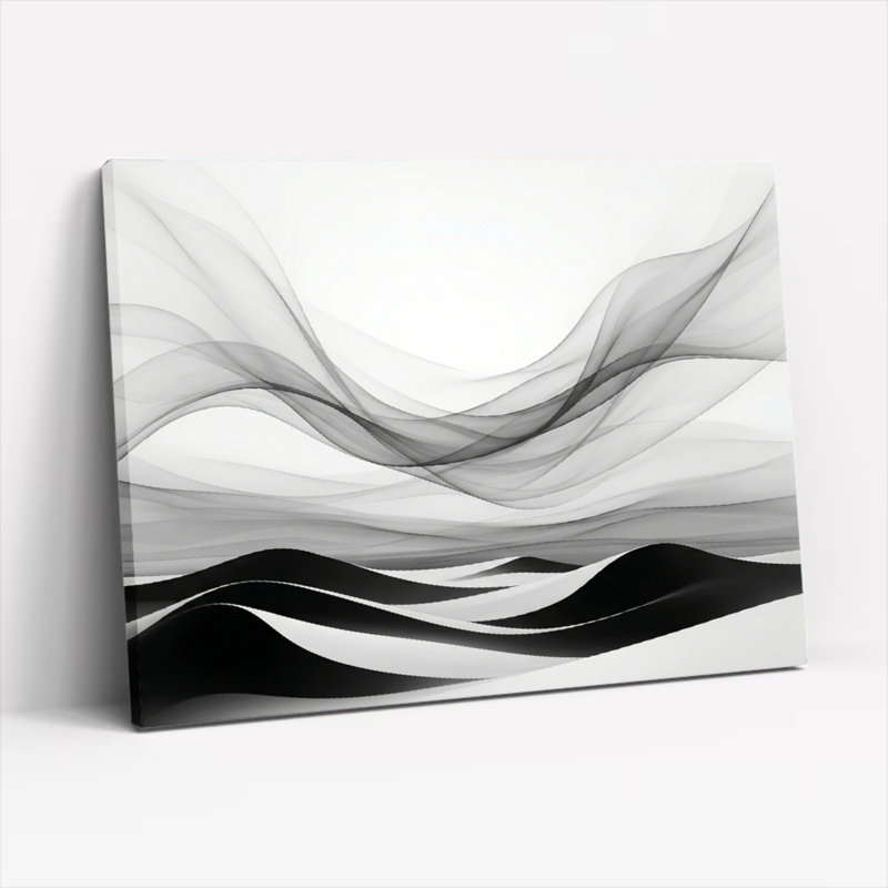 Ensemble de 1 tableau sur toile « Vagues », H 36 po x l 48 po, Wrapped Canvas