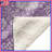 Purple Floral Pattern Blankets-123335417