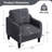 Mid-Century Accent Chairs Featuring Removable Cushions-2051752422