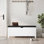 Banc de rangement en similicuir Atalfo