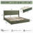 Modern Wingback Upholstered Platform Bed-1529576909-1529576911
