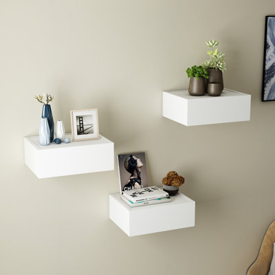 Locelso 100% CHIPBOARD Floating Shelf