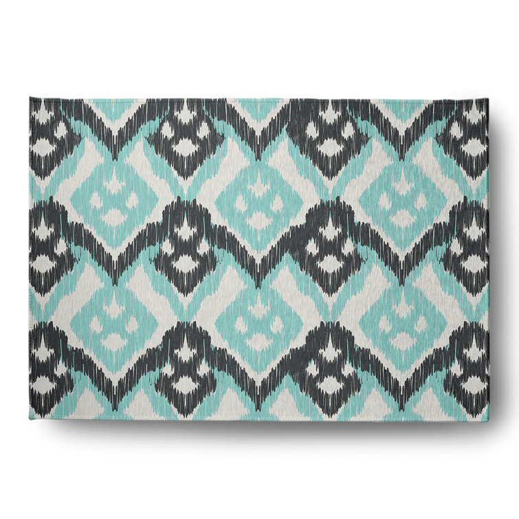 Chenille Ikat Indoor Rug