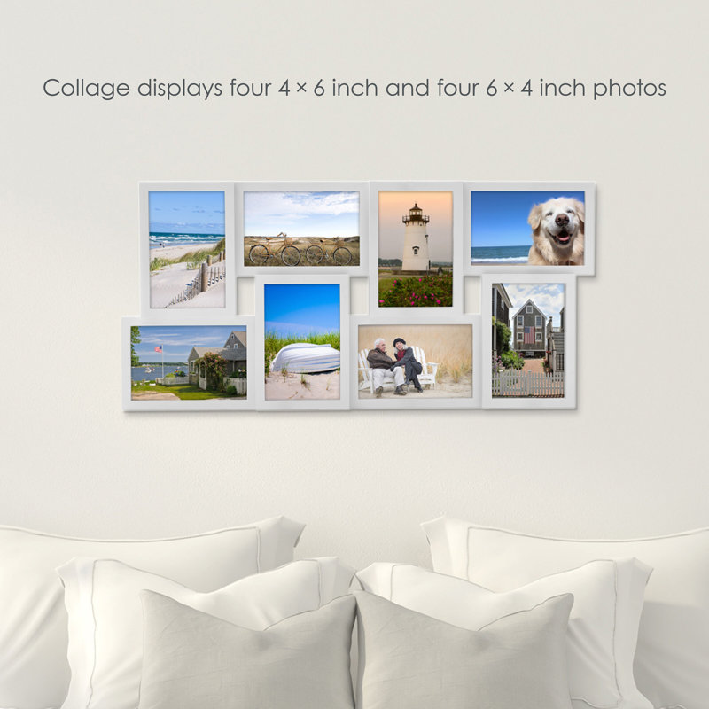 Melannco 8-Opening Photo Collage Frame