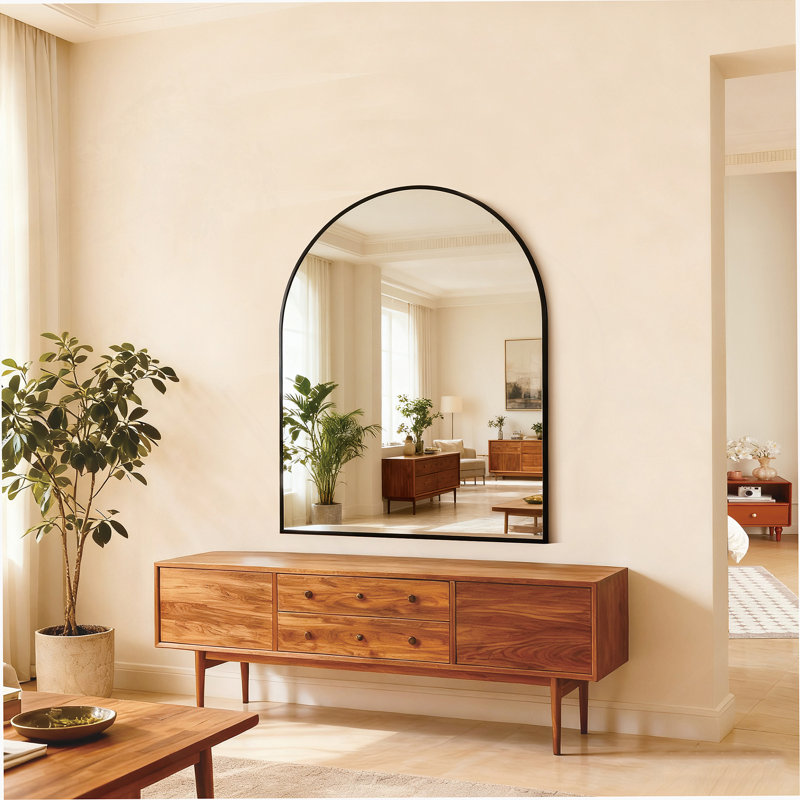 Miroir de salle de bain 30x36 pouces, Noir