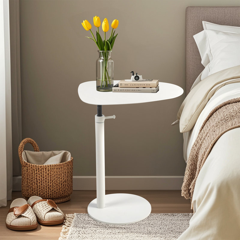 Alektra End Table, White