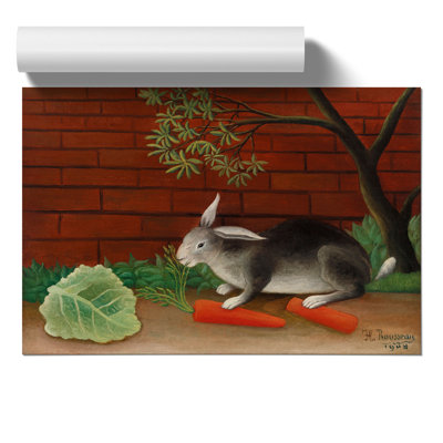 The Rabbits Meal by Henri Rousseau - Frameless Print