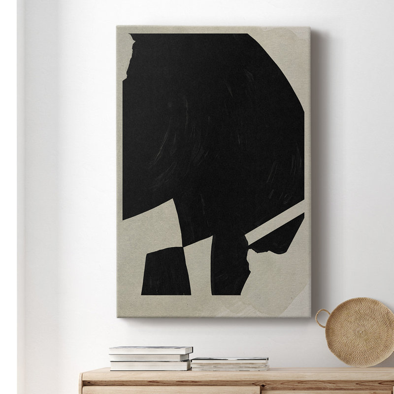 Grand graphique II - peinture sur toile tendue, H 27 po x l 16 po x P 1 po