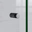 Porte de baignoire coulissante double sans cadre l 57,5 à 60 po x H 62 po / Finition: noire-62295906