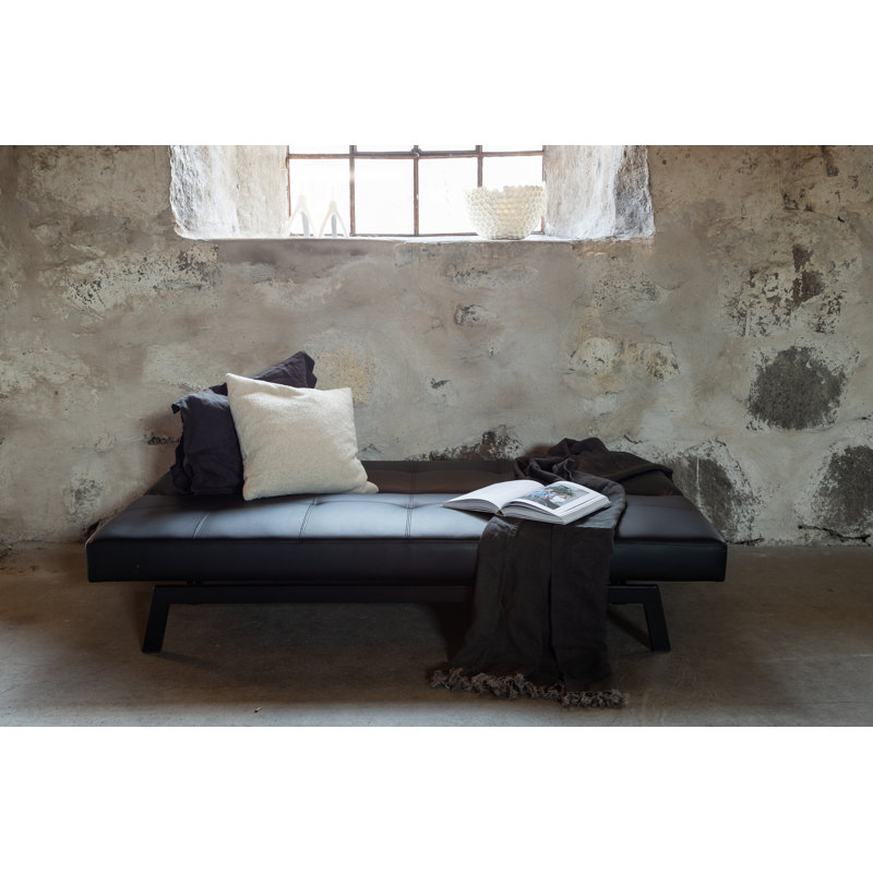 Berke 2 Seater Sofa Bed, Black