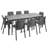 Outdoor Table Roma, Rectangular Extendable Dining Table, Rattan Effect Garden Table, 150X90H72 Cm-914903321