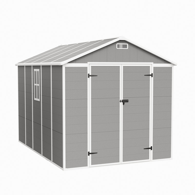 8ft x 10ft Versatile Outdoor Resin Tool Shed
