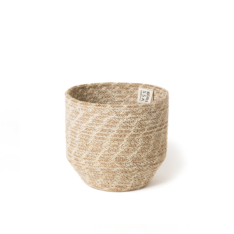Bac de rangement en jute