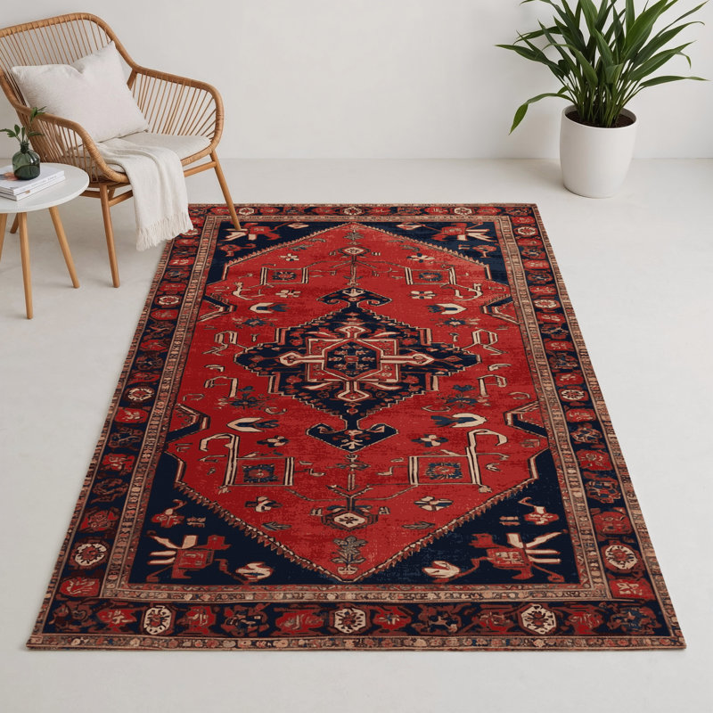 Tapis turc intérieur et extérieur brun, Rectangle 5 pi x 7 pi