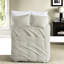 Cozy Farmhouse Cotton Bedding Sets, Cream Reversible Style For All Seasons