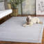 Tapis géométrique en polyester / polypropylène tissé à la machine en gris clair / gris foncé-87458414
