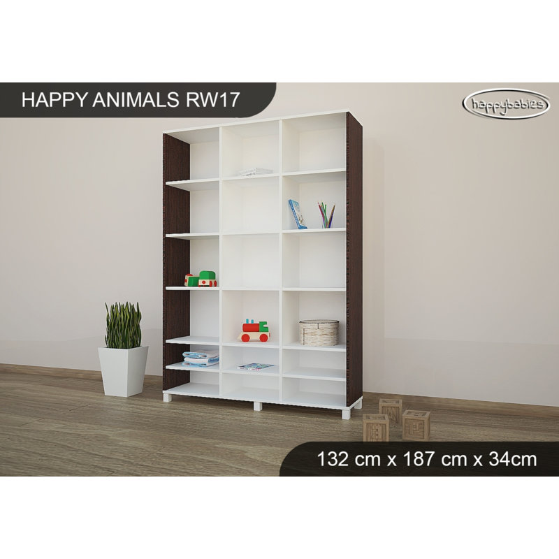 187cm H X 132cm W Kids Bookcase, Wenge Chestnut