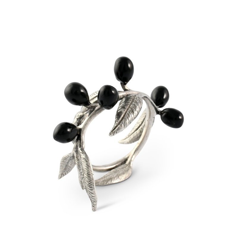 Olive Metal Napkin Ring