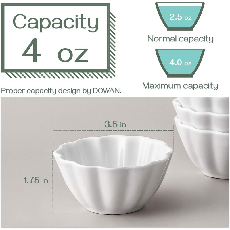 DOWAN Round Ceramic 6 Piece Bakeware Set