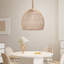 Luminaires suspendus en rotin et osier en bambou, lanterne en bambou pour salon, salon de thé et café-233570533