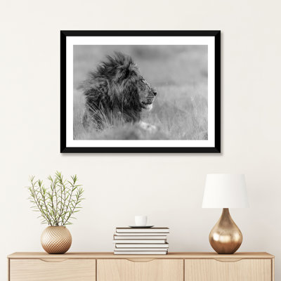 " The King Is Alone " Graphic Art Print