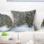 Snowy Road in the Forest - Landscape Printed Pillow-1649789732-1649789728