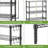 Over The Toilet Storage Organizer With Adjustable Shelves And Hooks, 4-Tier Metal Bathroom Shelf For Space Saving, Freestanding Design, High Weight Capacity, Easy Assembly-1260346798