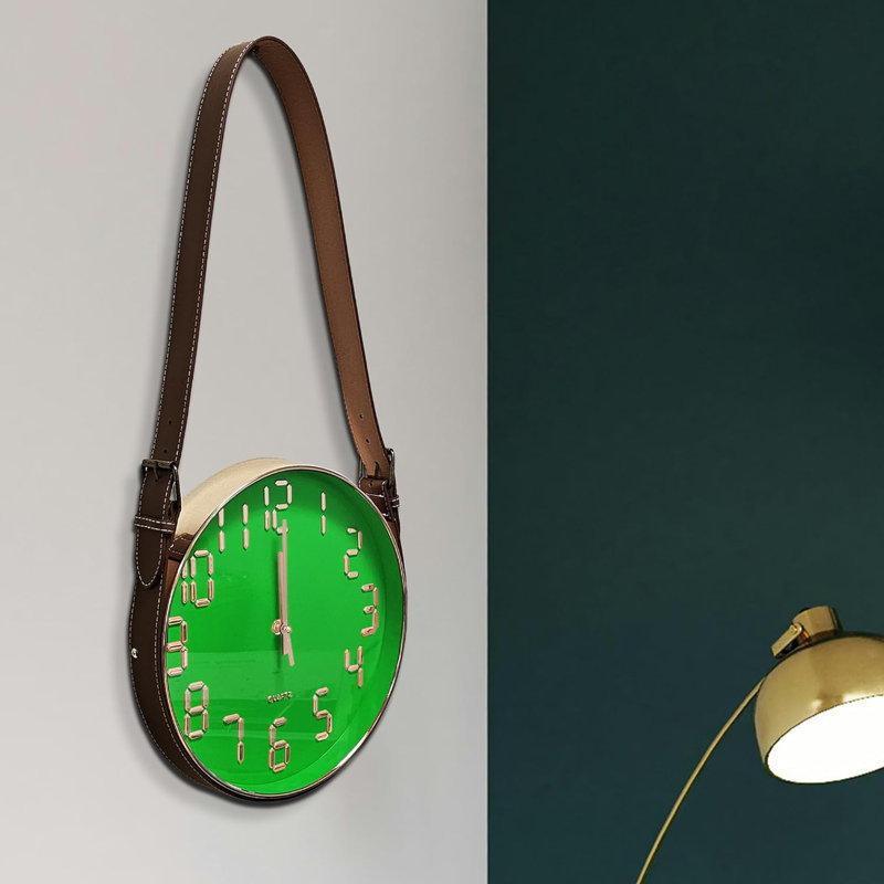 Allabaksh Wall Clock, Green