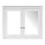 Armoire à pharmacie, armoire de rangement murale pour salle de bain, armoire murale moderne avec 2 miroirs et armoire d'appoint-228456627