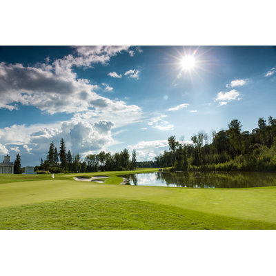 Golf Course by Catuncia - Wrapped Canvas Print