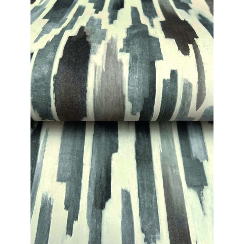 Pluie Wallpaper Roll, Charcoal