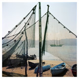 Fishing Boats Print by Slim Aarons