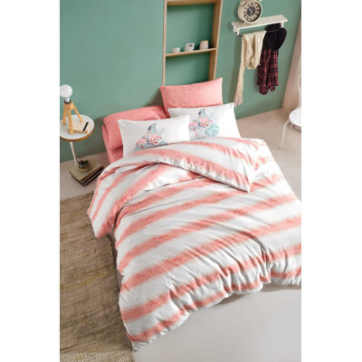 Cotton Striped Duvet Cover
