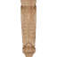 Grand corbeau en bois d'acanthe l 5 po x P 7 po x H 14 po (paquet de 4)-73642323-73642333