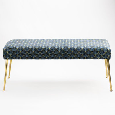 Kasson Velvet Upholstered Bench