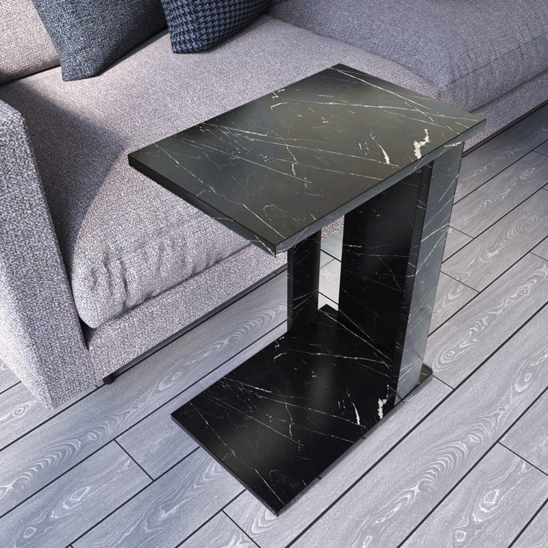 Rathnait End Table, Black