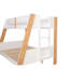 Mobilier de chambre à coucher de style contemporain avec lits superposés et lits superposés