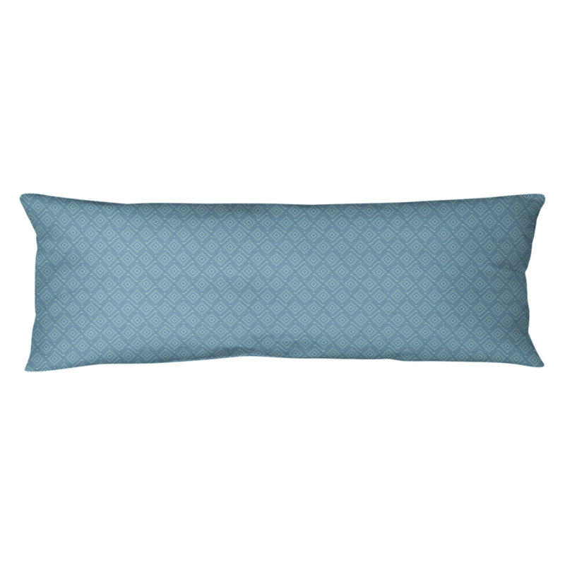 Housse de coussin ArtVerse, Bourre en polyester, Bleu, Microfibre