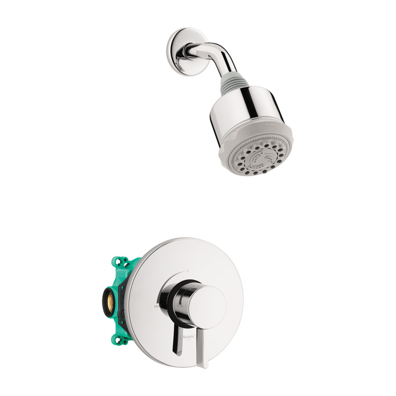 Clubmaster Pressure Balanced Shower Faucet with Rough-in Valve, Chrome
