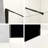 34.In W X 72.In H Shower Door Fixed In Thick Black