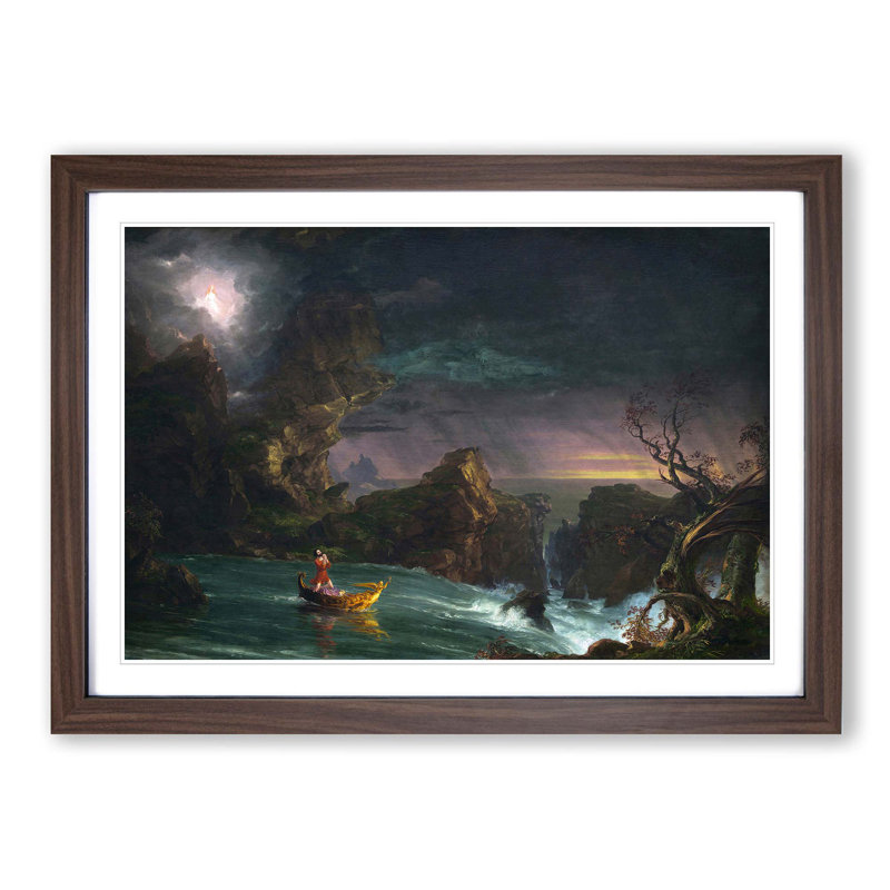 Thomas Cole - Single Picture Frame Painting, Walnut