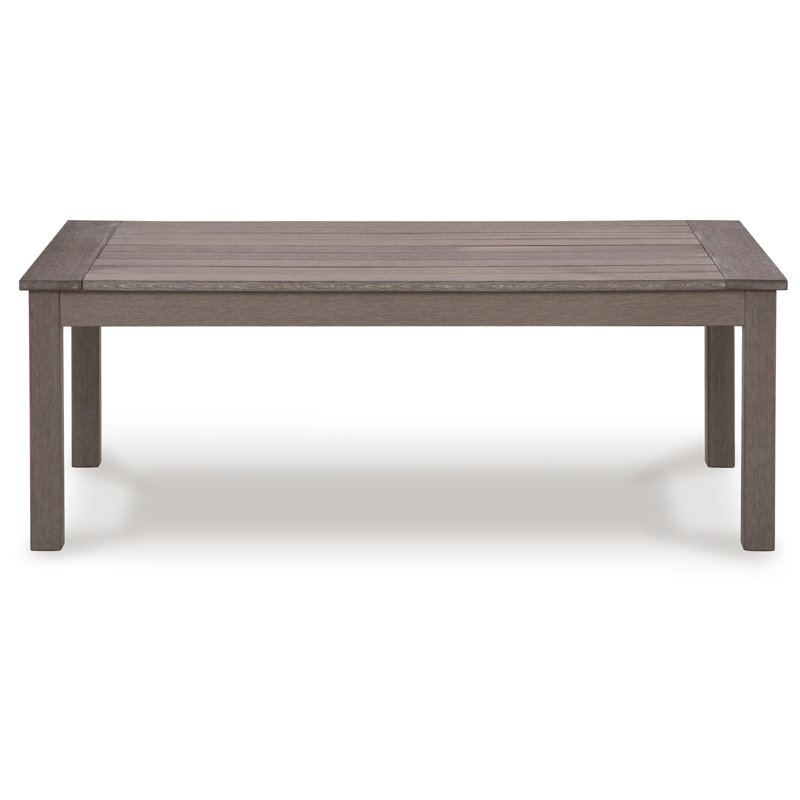 Table basse d'extérieur rectangulaire L 26,5 po x l 48,75 po Chrystalyn