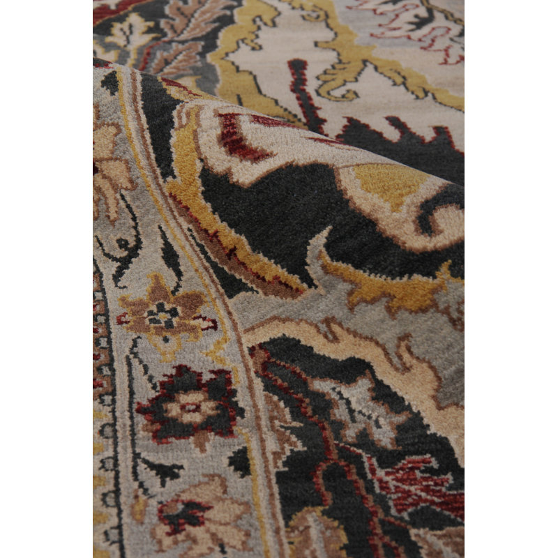 Jurassic Hand Knotted Wool Oriental Area Rug, Rectangle 9' x 12'
