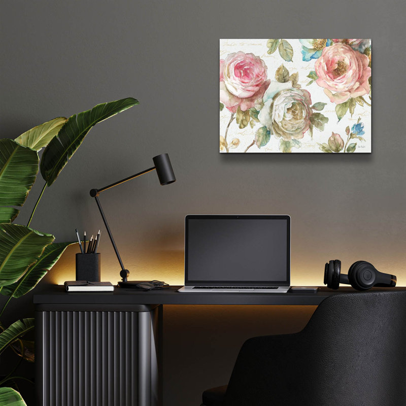 «Poeme D Amour II» par Lisa Audit, art mural en verre acrylique, H 12 po x l 16 po x P 0,13 po