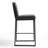 Set of 2 Damylah Faux Leather Counter Stool with Black Metal Legs-270748163-270748160