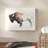 Colorful Bison by Avery Tillmon Print on Canvas-22582110-83253102
