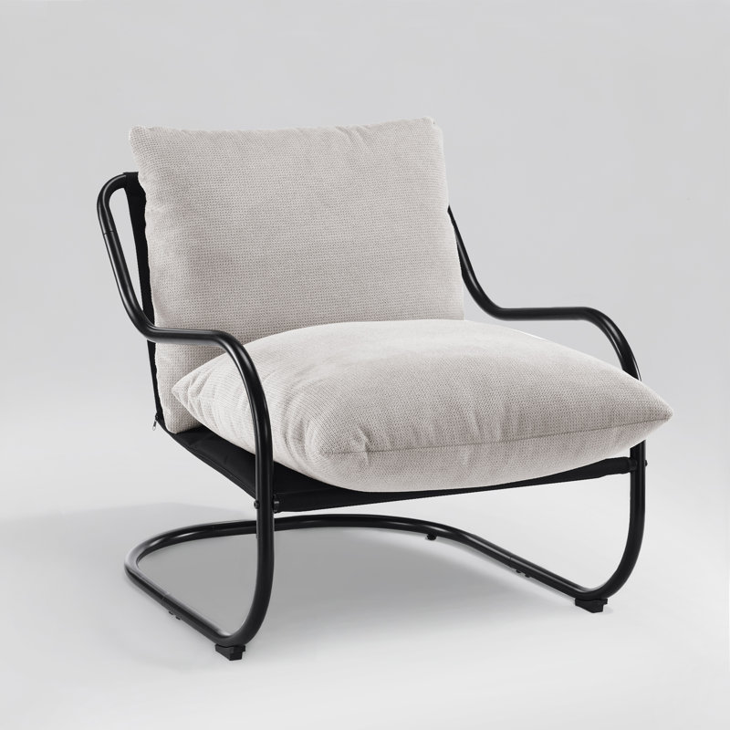 Méridienne Modern, Microfibre/microsuède beige