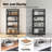  Storage Solution Combo: 36"W & 48"W Heavy Duty Shelf Multi Bundle - Black-386025290-386025288